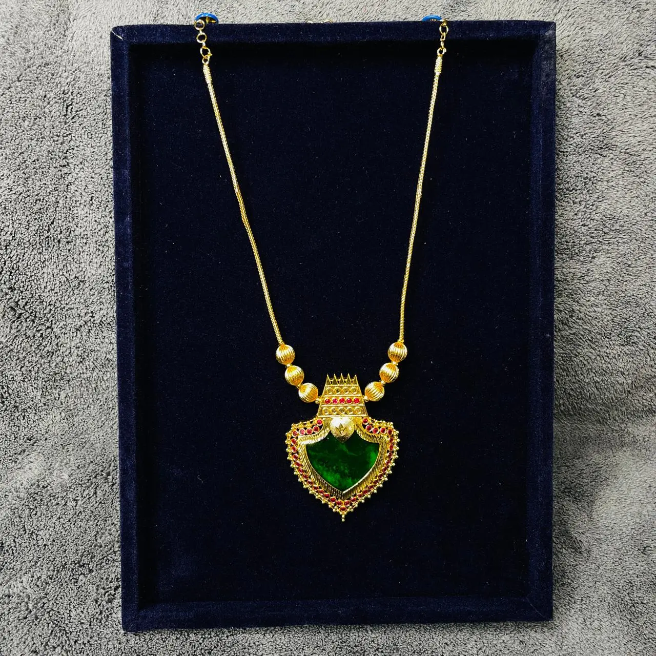 SATR201 GOLD PLATED PALAKKA NECKLACE