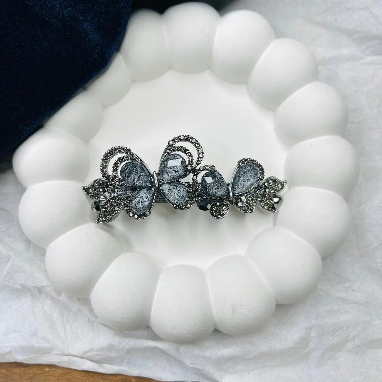 SAHC222 CRYSTAL HAIR CLIP 