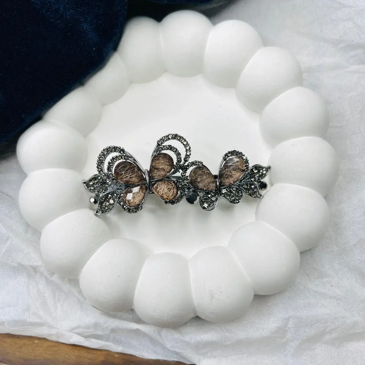 SAHC222 CRYSTAL HAIR CLIP 4